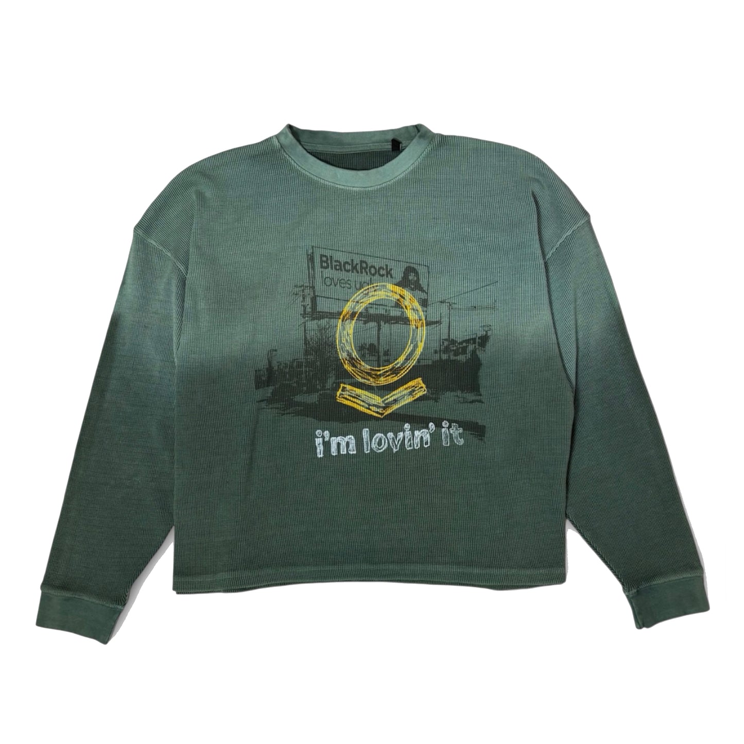 "McPalantir" Waffle Knit Long Sleeve