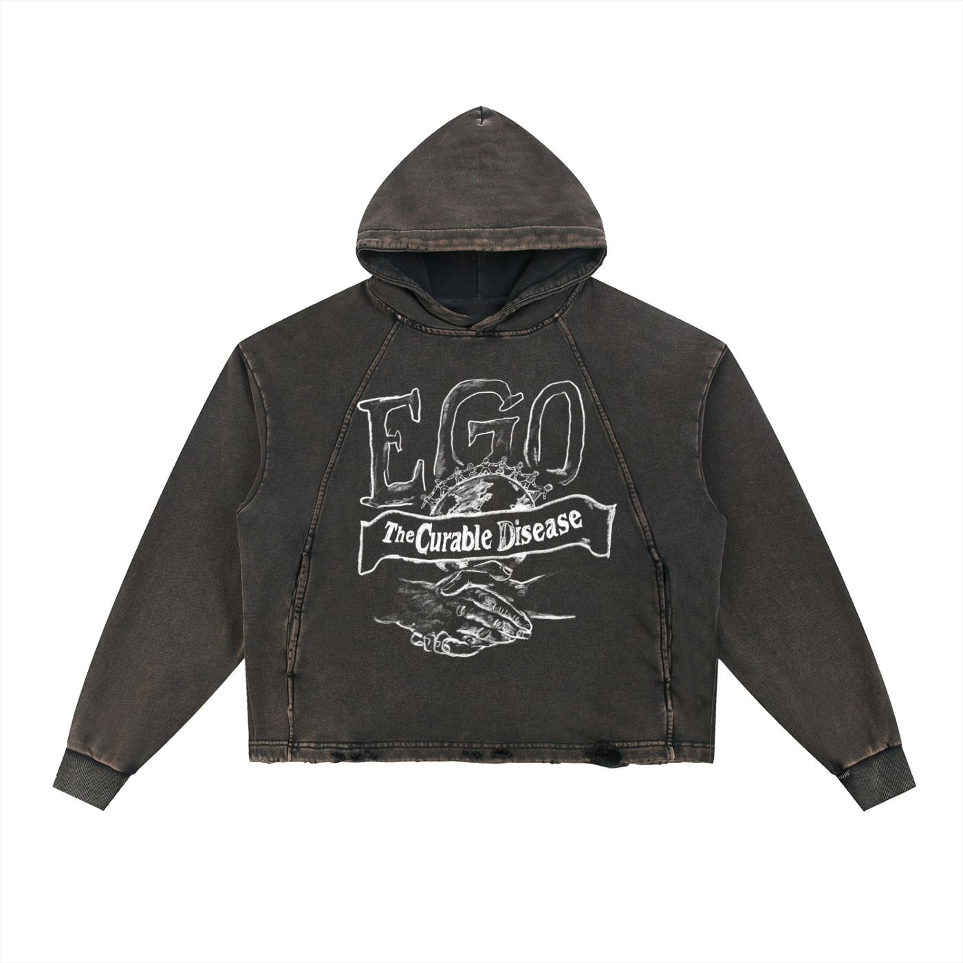 Vintage Black "Curable Disease" Hoodie