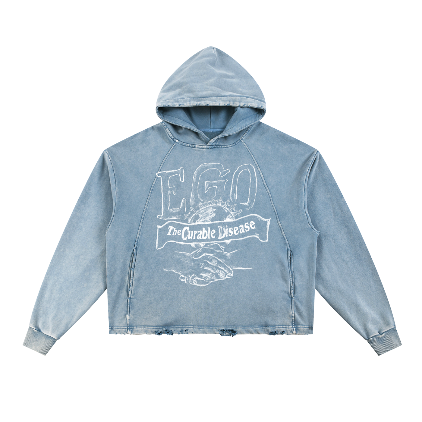 Mist Blue "The Curable Disease" Hoodie