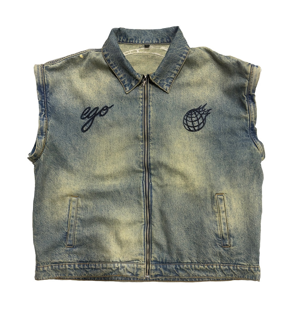 Convertible Denim Jacket